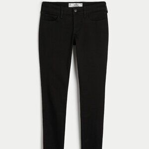 Hollister Curvy Low-Rise Black Super Skinny Jeans
